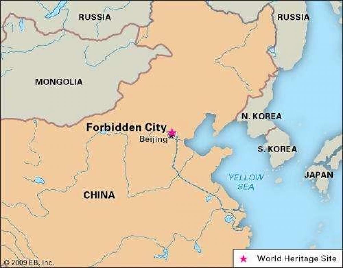 Yasak Şehir, Çin Haritayı göster