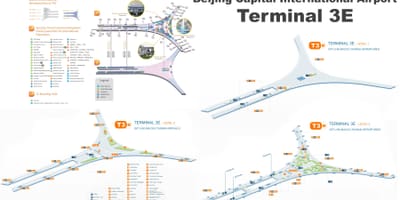 Pekin terminal 3 harita