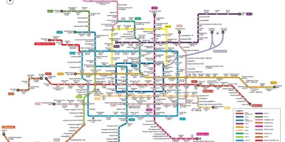 Pekin metro haritası 2016